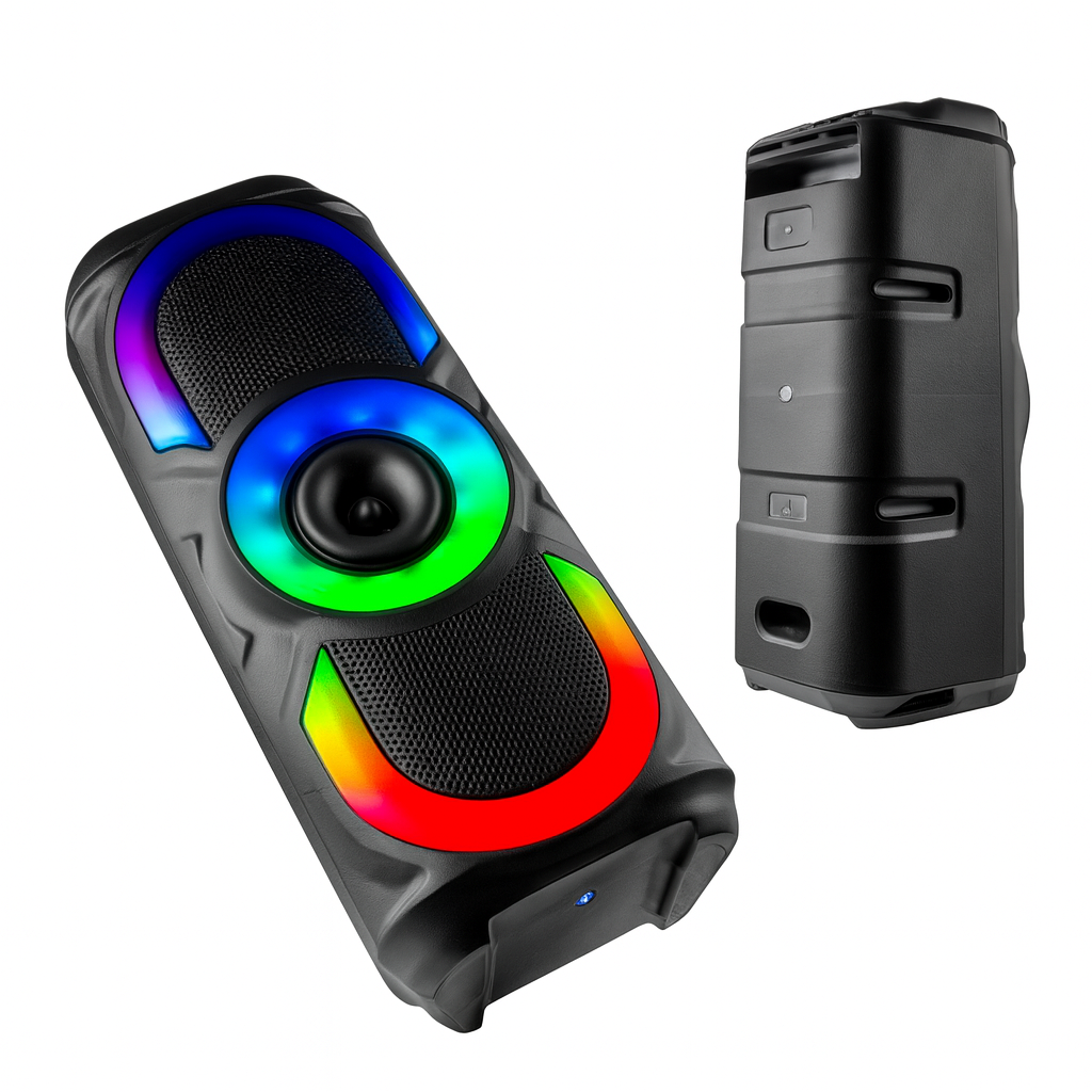 Caixa De Som Bluetooth 30w Led Rgb Altomex Al-3637