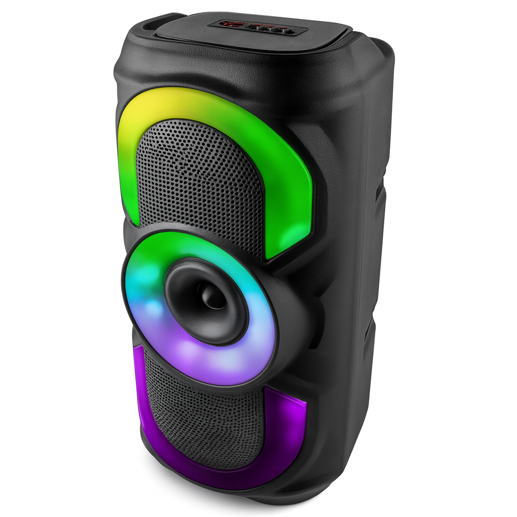 Caixa De Som Bluetooth 30w Led Rgb Altomex Al-3637