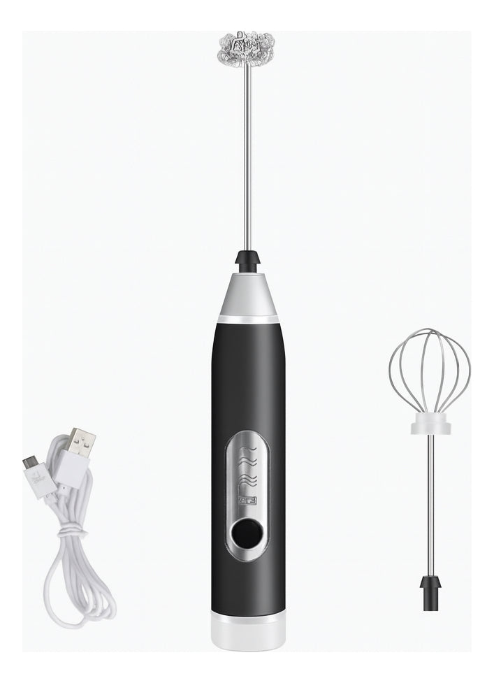 Mini Mixer Elétrico Recarregável Multiuso Para Bebidas E Ovo