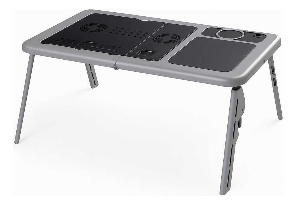 Mesa para Notebook com Cooler – Conforto, Ergonomia e Refrigeração em Qualquer Lugar