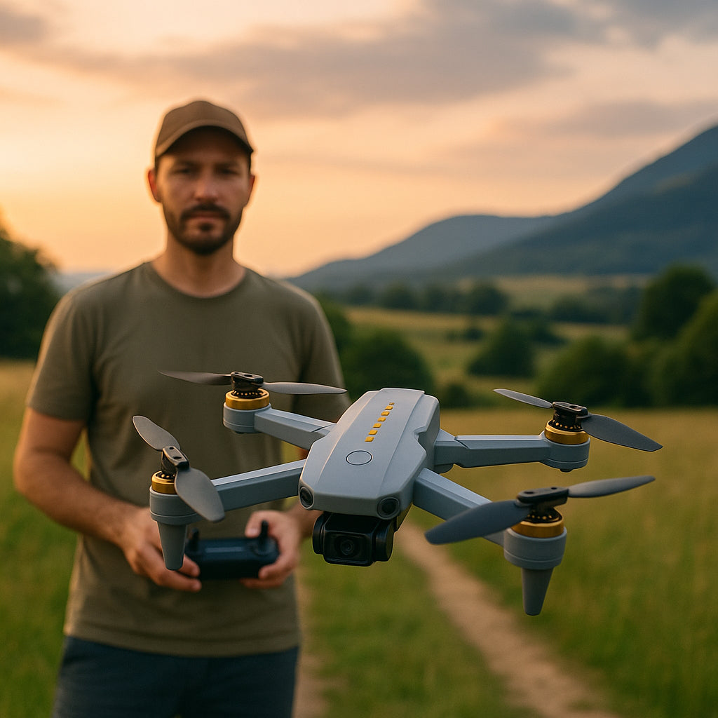 Drone S108 Pro – Portátil, Moderno e Completo para Fotos e Vídeos Aéreos