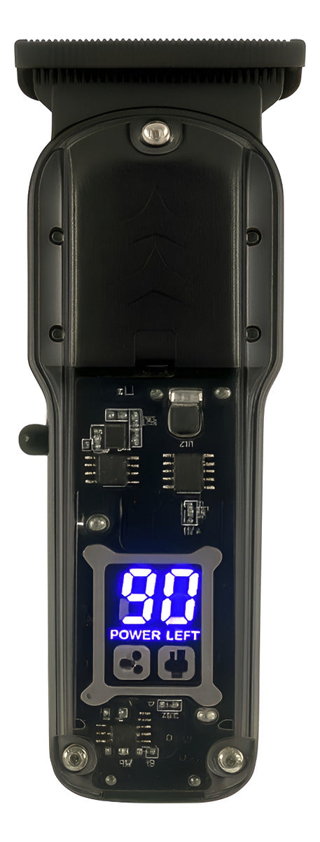 Máquina de Cortar Cabelo Transparente com Visor Digital – TY-8268