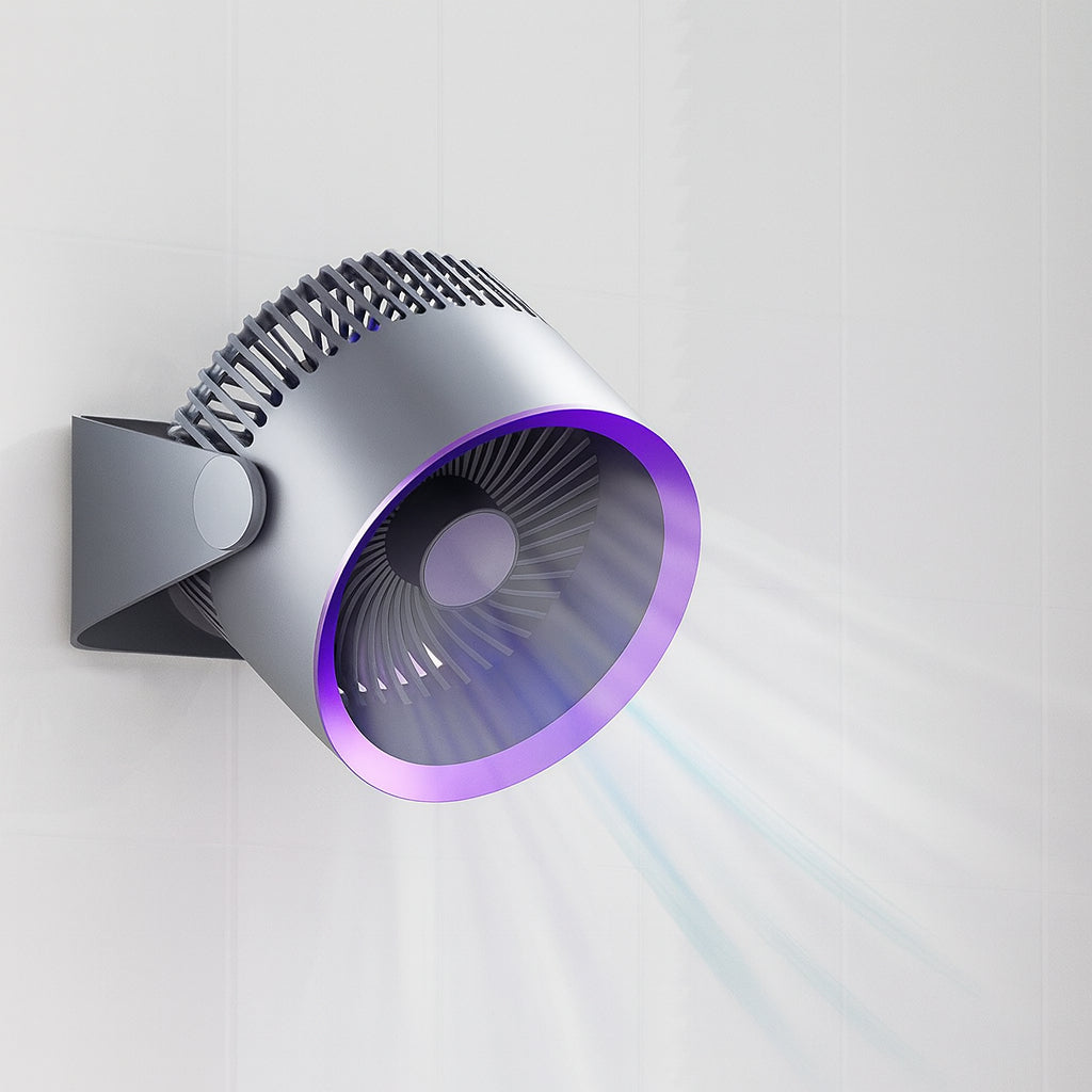 Ventilador De Mesa Super Silencioso Sem Fio Portátil