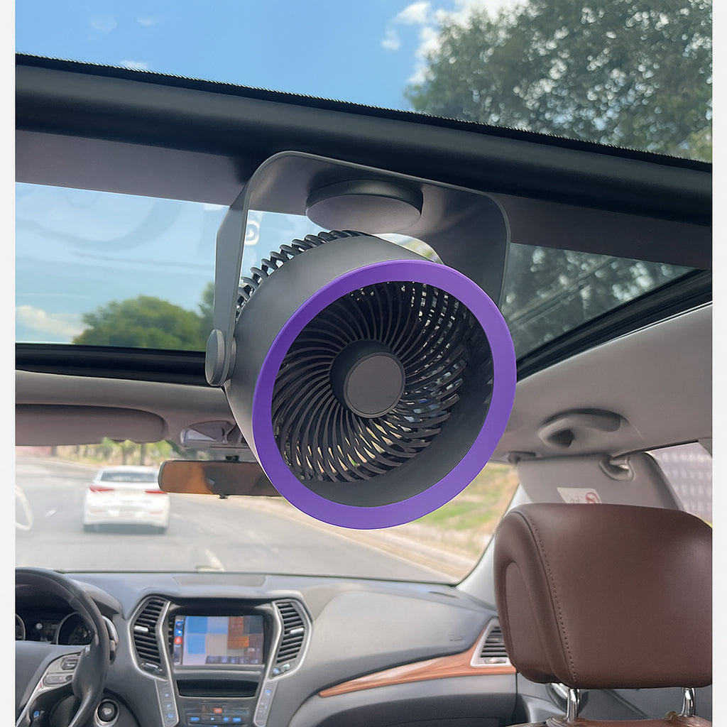 Ventilador De Mesa Super Silencioso Sem Fio Portátil